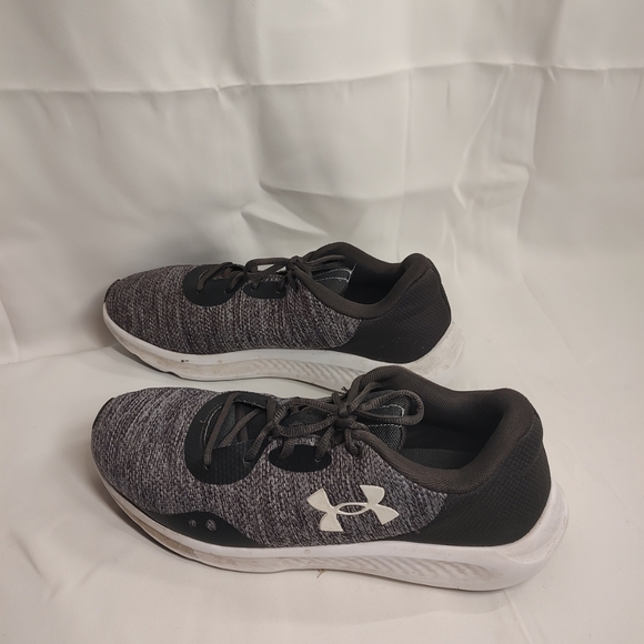 Under Armour Athletic Shoes Men's 12 Charged Pursuit Gray White Running - Picture 5 of 8